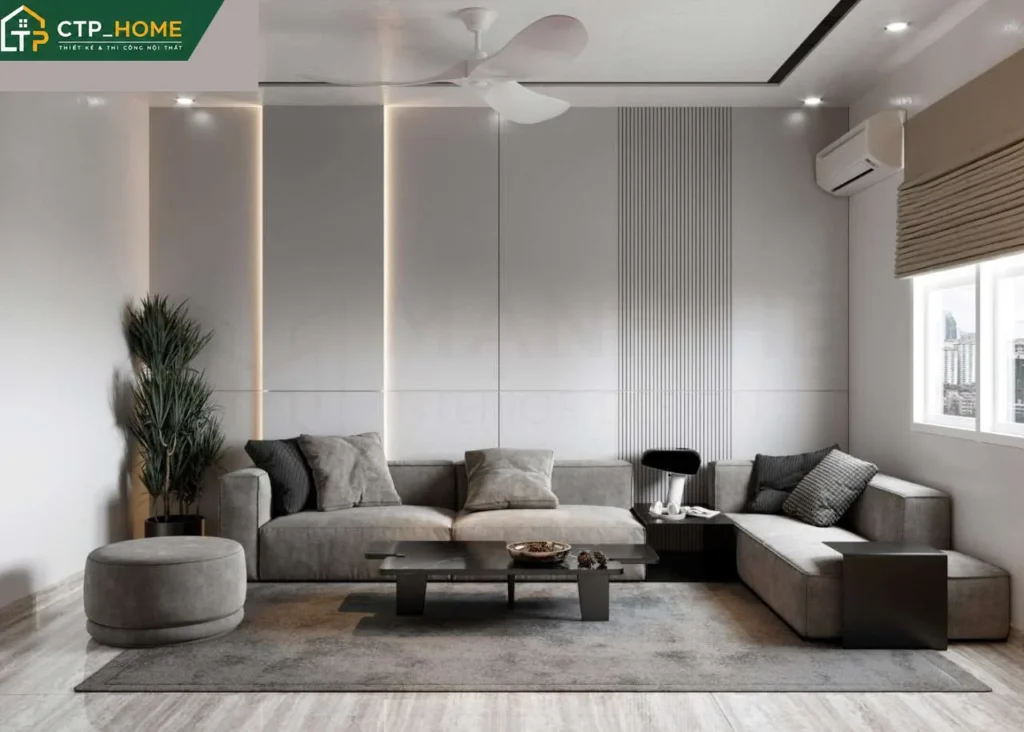 Thiết kế nội thất nhà phố Quận 12 300m2 – Anh Thành sang trọng - Ảnh 6
