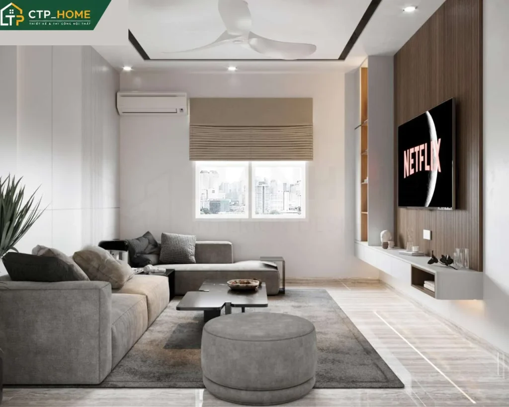 Thiết kế nội thất nhà phố Quận 12 300m2 – Anh Thành sang trọng - Ảnh 7