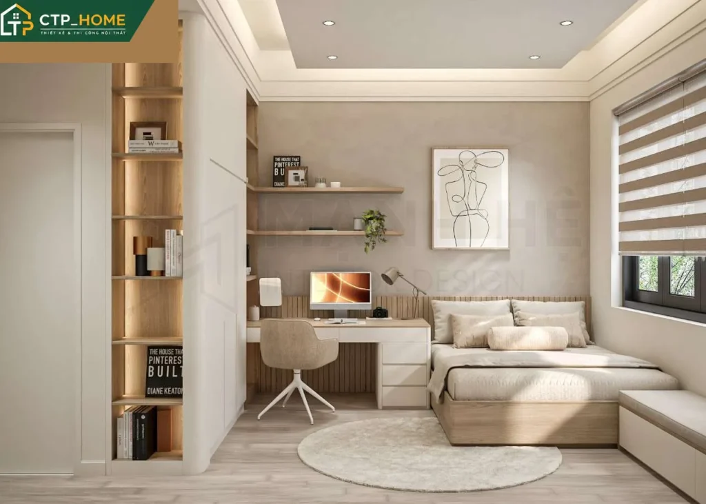 Thiết kế nội thất nhà phố Quận 2 – Chị Nhi, 3 tầng sang trọng hiện đại - Ảnh 9