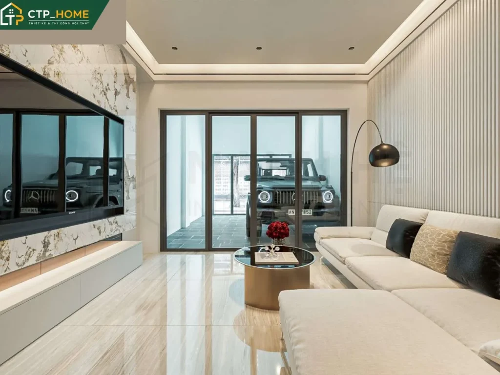 Thiết kế nội thất nhà phố Quận 2 – Chị Nhi, 3 tầng sang trọng hiện đại - Ảnh 2