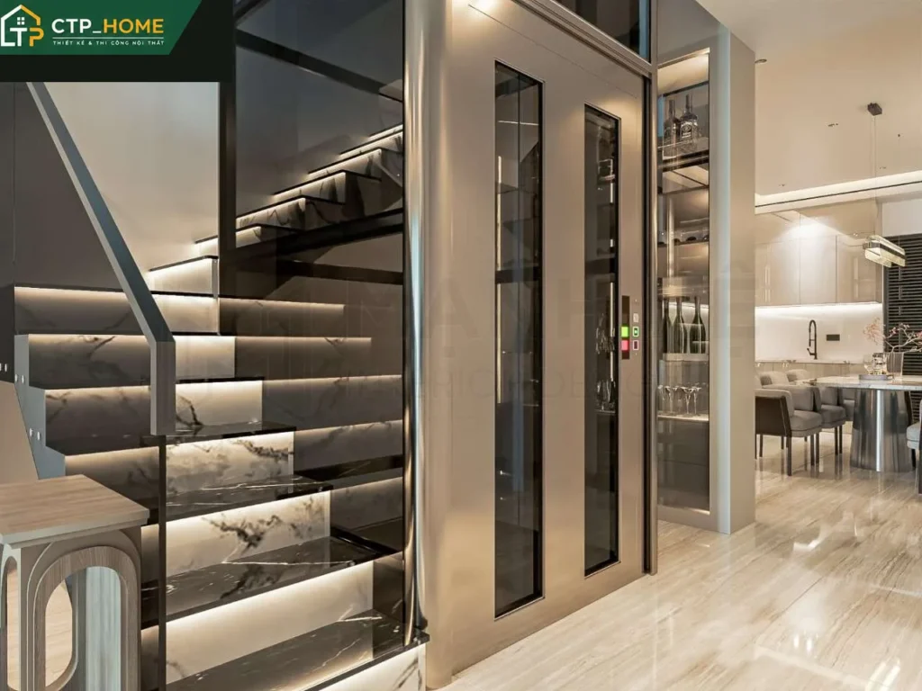 Thiết kế nội thất nhà phố Quận 2 – Chị Nhi, 3 tầng sang trọng hiện đại - Ảnh 6