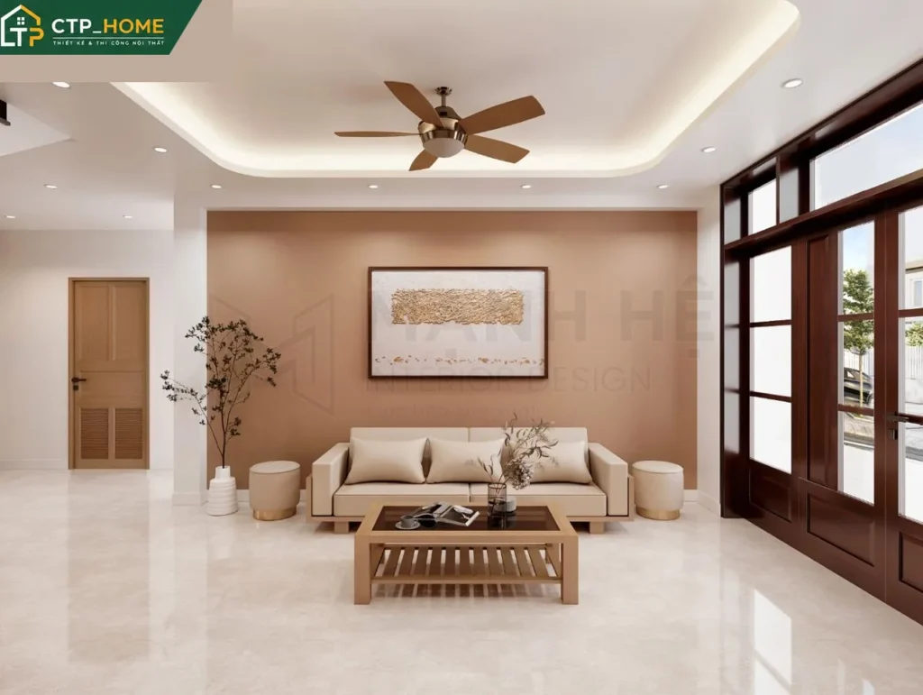 Thiết kế nội thất nhà phố Vũng Tàu 150m2 hiện đại – Chị Thu - Ảnh 1