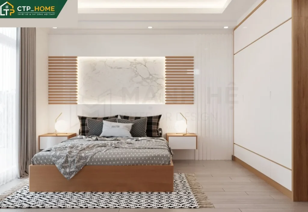 Thiết kế nội thất nhà phố Vũng Tàu 150m2 hiện đại – Chị Thu - Ảnh 6