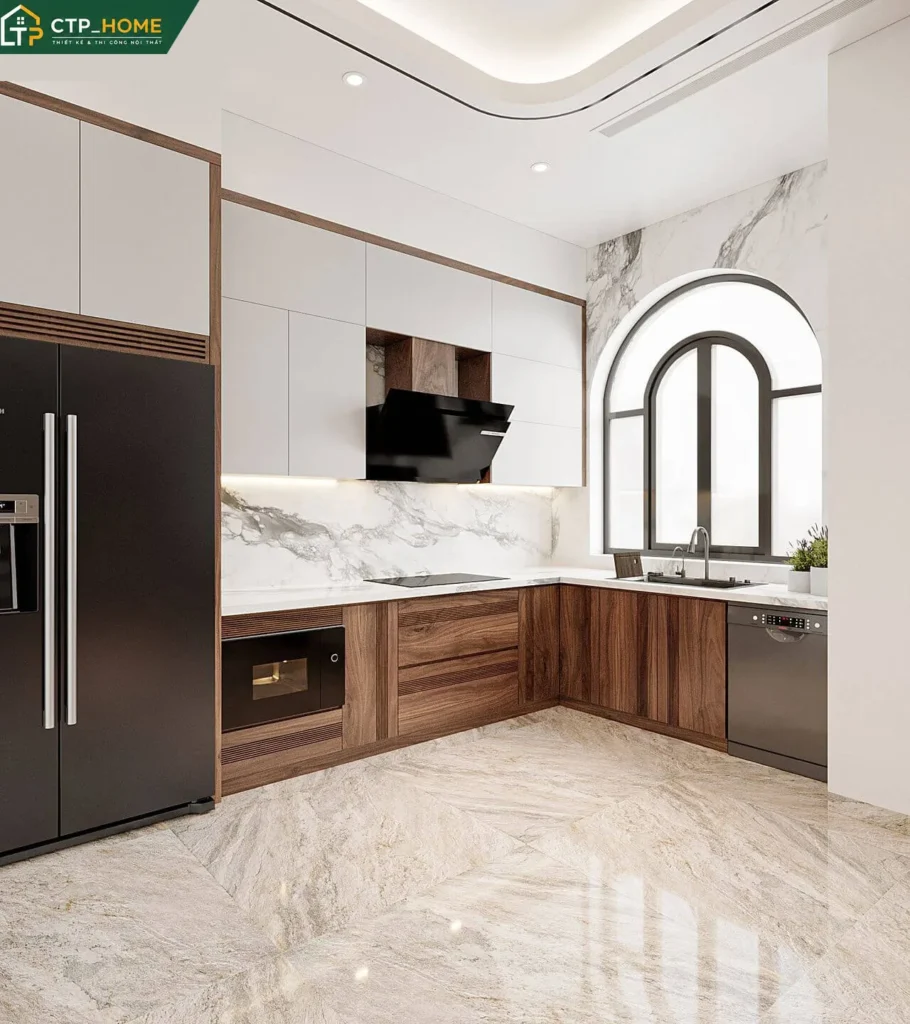 Thiết kế nội thất biệt thự Bến Tre 2 tầng hiện đại – Anh Thiên - Ảnh 4