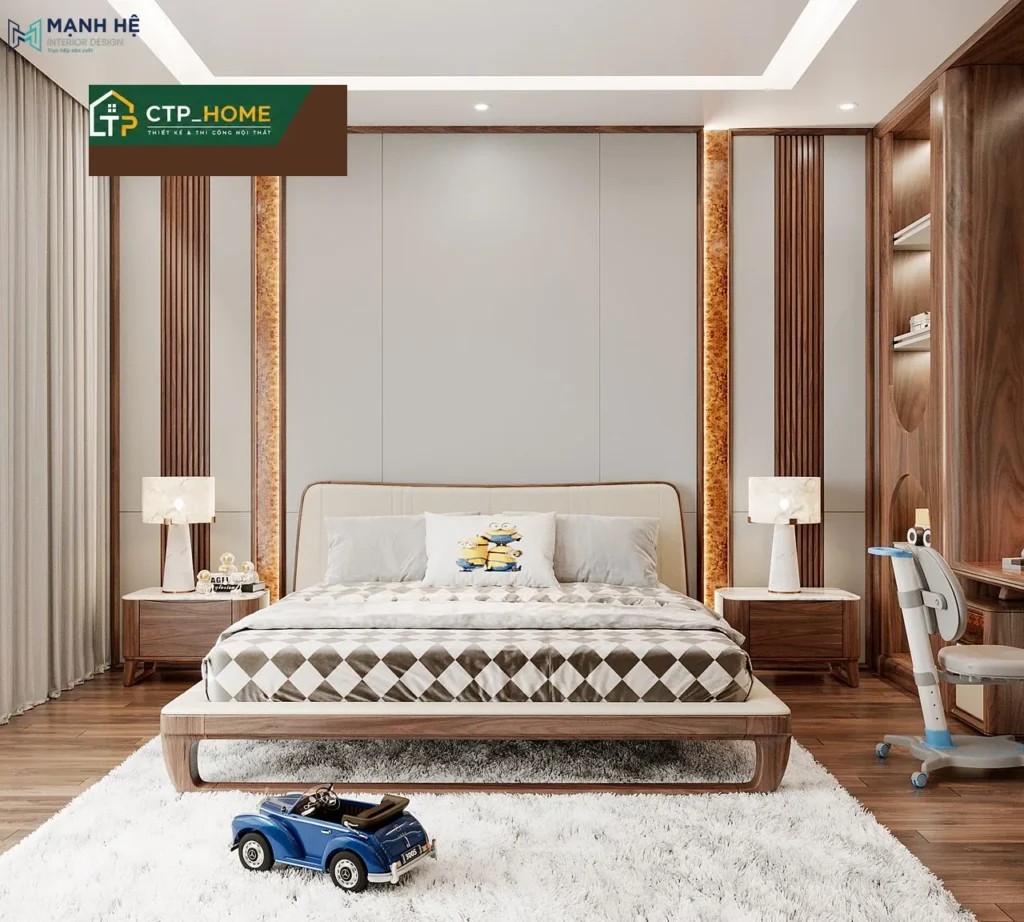 Thiết kế nội thất biệt thự Bình Phước 2 tầng hiện đại – Anh Dũng - Ảnh 7