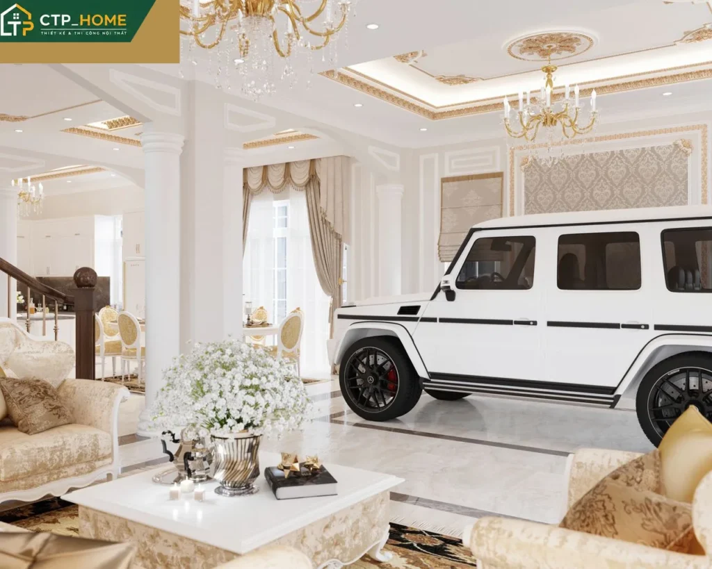Thiết kế nội thất biệt thự Đà Lạt 68m2 2 tầng phong cách hiện đại - Ảnh 2