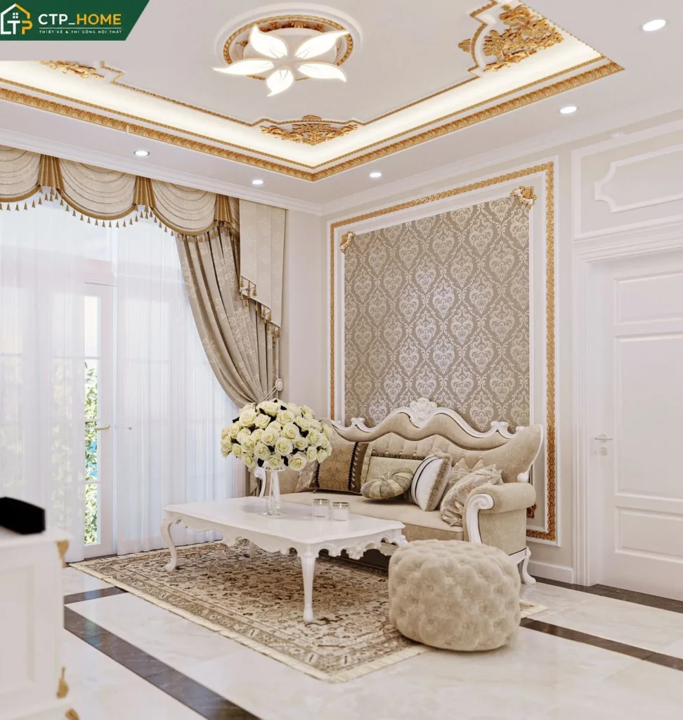 Thiết kế nội thất biệt thự Đà Lạt 68m2 2 tầng phong cách hiện đại - Ảnh 6