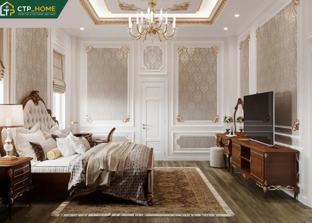 Thiết kế nội thất biệt thự Đà Lạt 68m2 2 tầng phong cách hiện đại - Ảnh 8