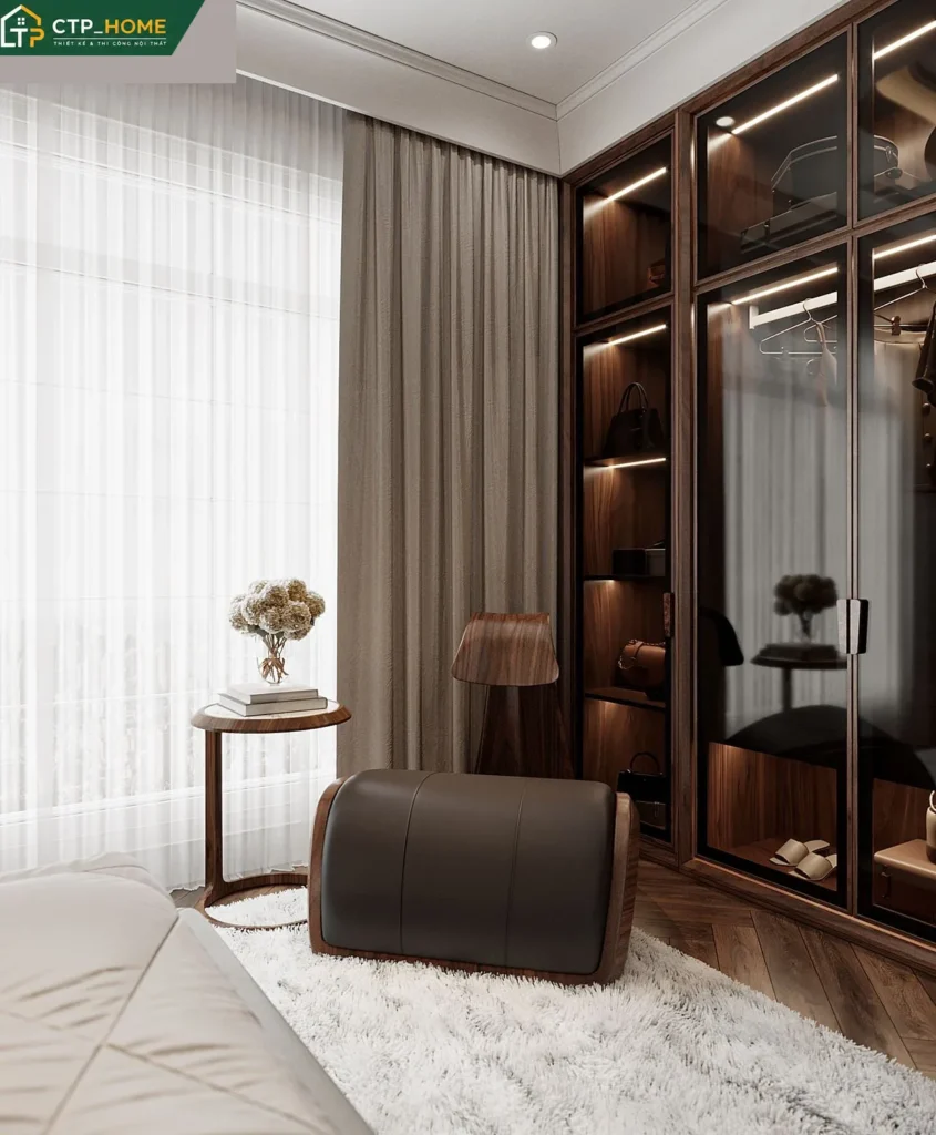 Thiết kế nội thất biệt thự Đồng Nai 90m2 – 3 tầng hiện đại cho anh Thái - Ảnh 9
