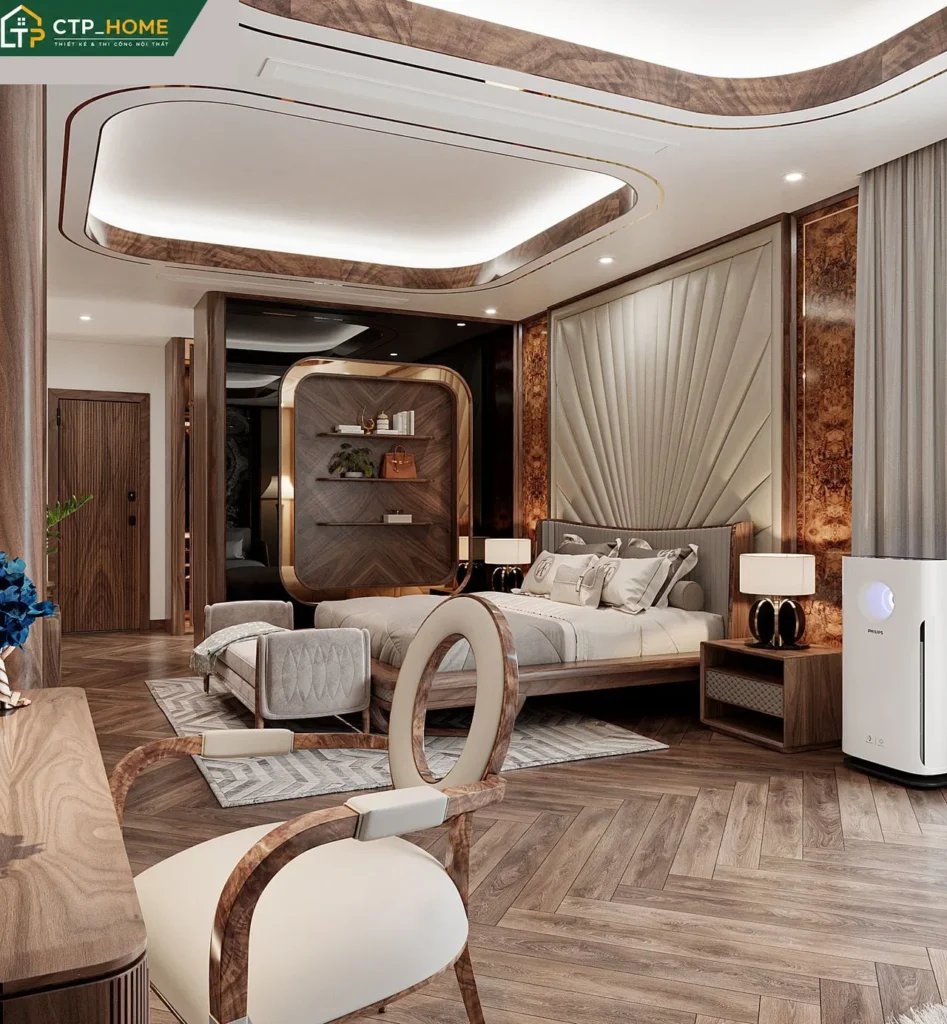 Thiết kế nội thất biệt thự Đồng Nai 90m2 – 3 tầng hiện đại cho anh Thái - Ảnh 6