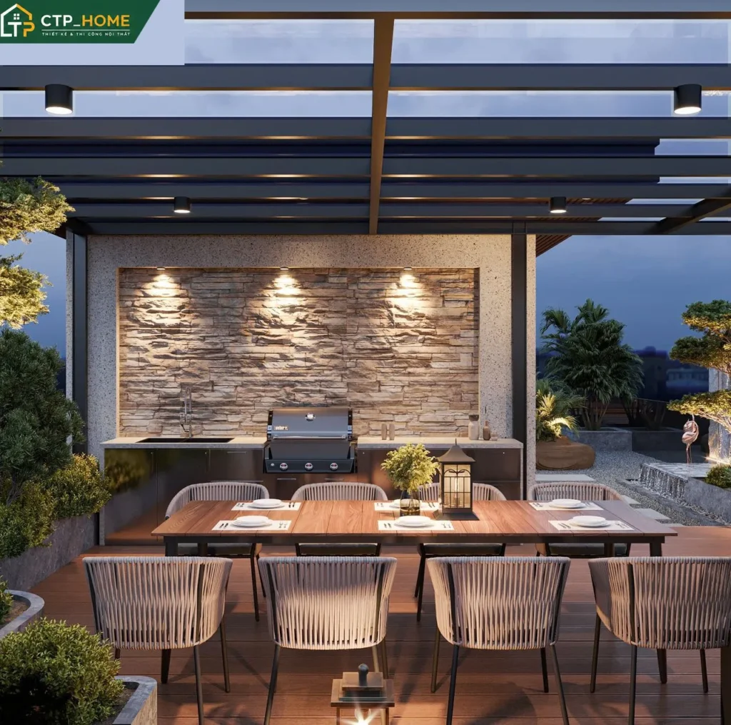 Thiết Kế Nội Thất Biệt thự Ivory Villas 3 Tầng Hiện Đại Anh B - Ảnh 3
