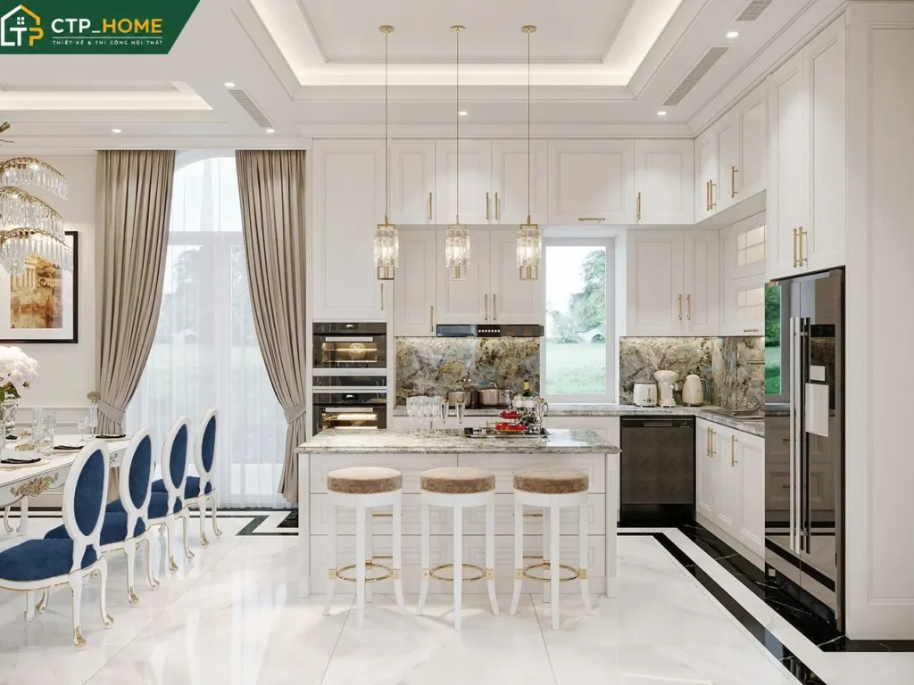 Thiết Kế Nội Thất Biệt Thự Sol Villas 3 Tầng Anh H Quận 2 - Ảnh 4