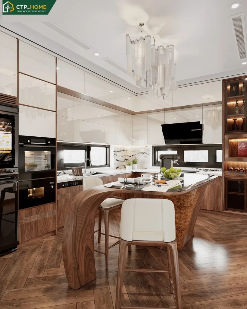 Thiết kế nội thất biệt thự Tiền Giang 3 tầng hiện đại – CTP_HOME - Ảnh 3