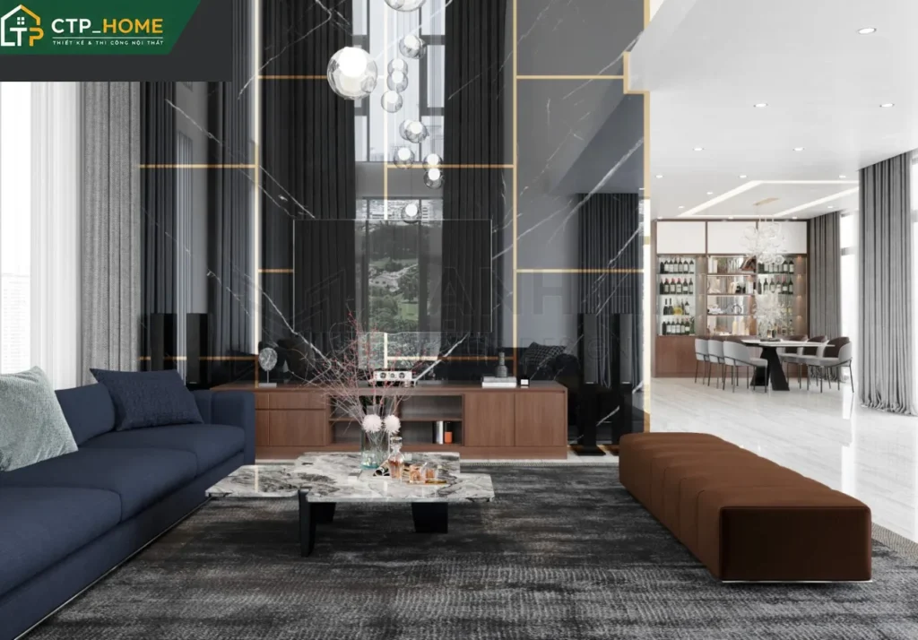 Thiết kế nội thất biệt thự Vũng Tàu 3 tầng hiện đại – Anh Thăng - Ảnh 1