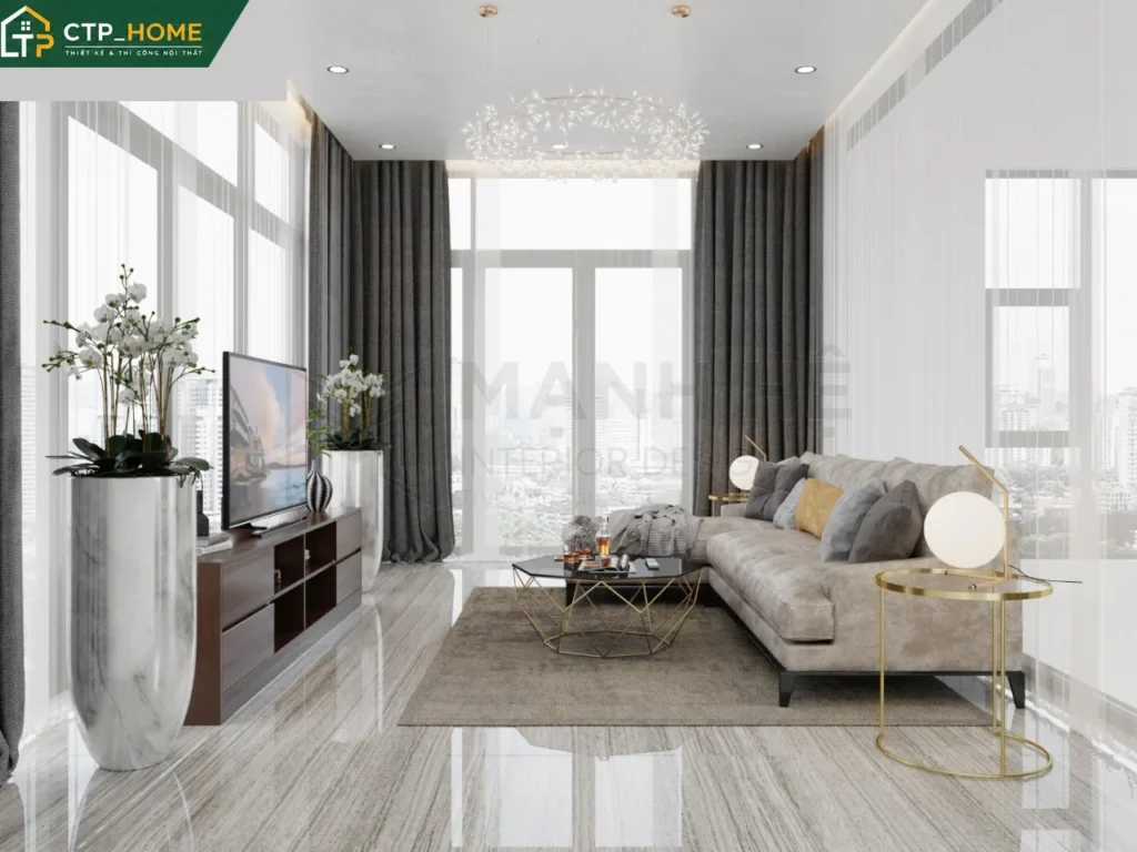 Thiết kế nội thất biệt thự Vũng Tàu 3 tầng hiện đại – Anh Thăng - Ảnh 5