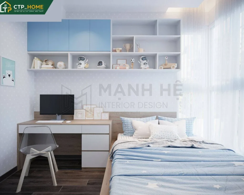 Thiết kế nội thất chung cư Golden Star 76m2 3PN hiện đại – CTP_HOME - Ảnh 5