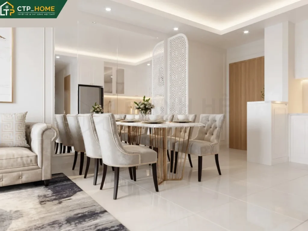 Thiết kế nội thất chung cư Lavita Charm 88m2 3 phòng ngủ hiện đại - Ảnh 5