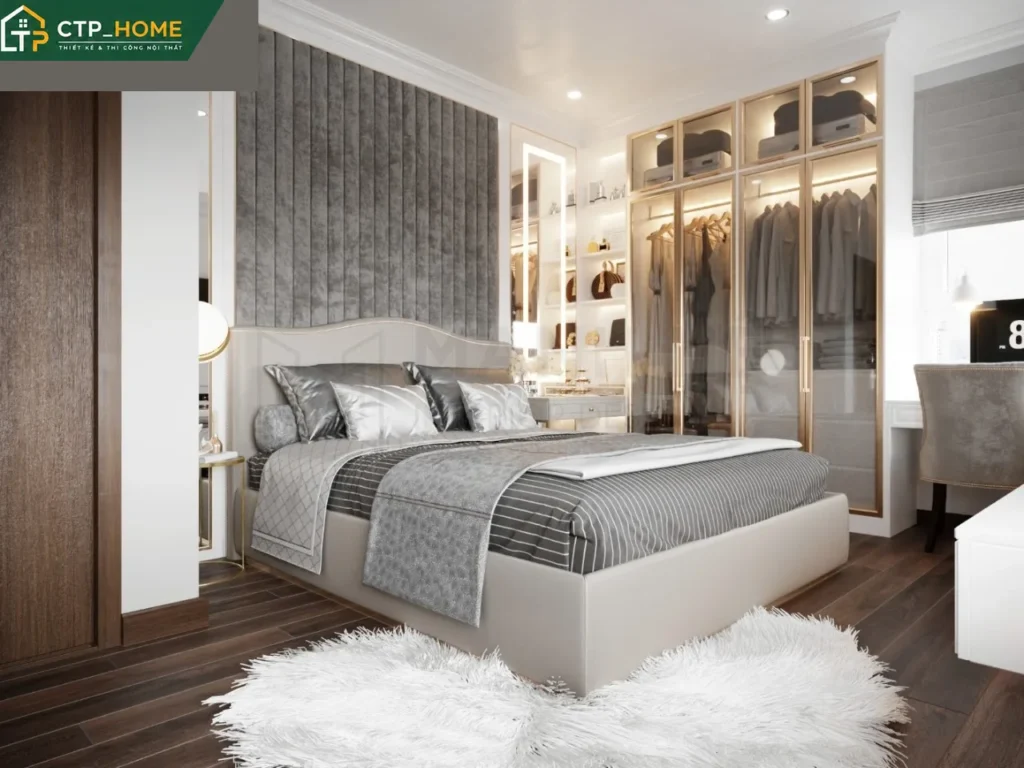 Thiết kế nội thất chung cư ST.Moritz 76m2 2 phòng ngủ hiện đại tại TP.HCM - Ảnh 9