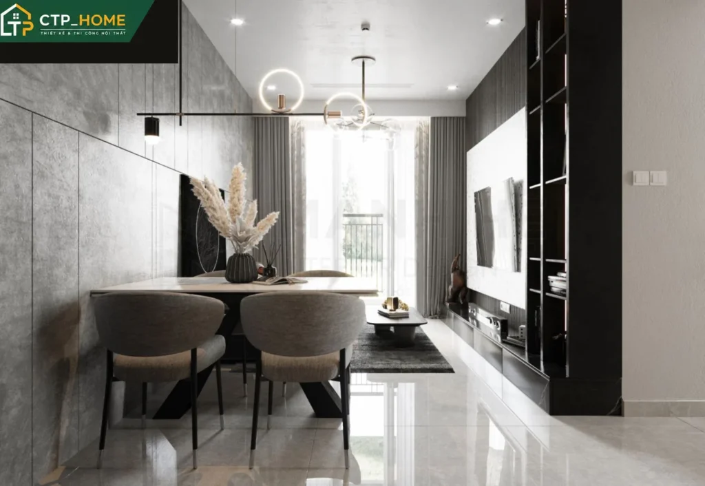 Thiết kế nội thất chung cư Emerald Celadon City 71m2 hiện đại – CTP_HOME - Ảnh 9