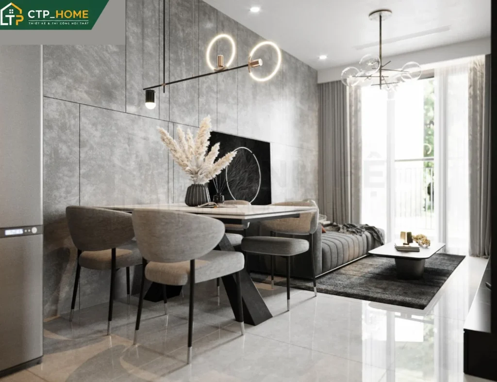 Thiết kế nội thất chung cư Emerald Celadon City 71m2 hiện đại – CTP_HOME - Ảnh 3