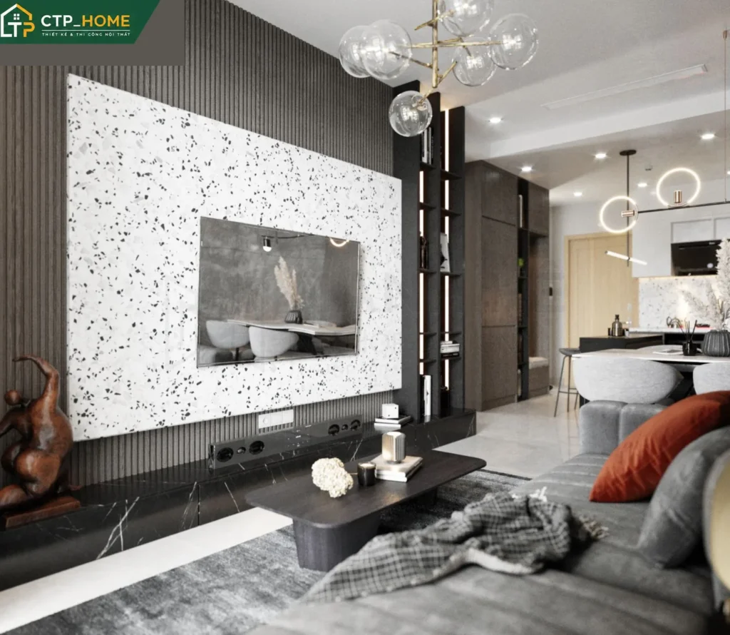 Thiết kế nội thất chung cư Emerald Celadon City 71m2 hiện đại – CTP_HOME - Ảnh 5