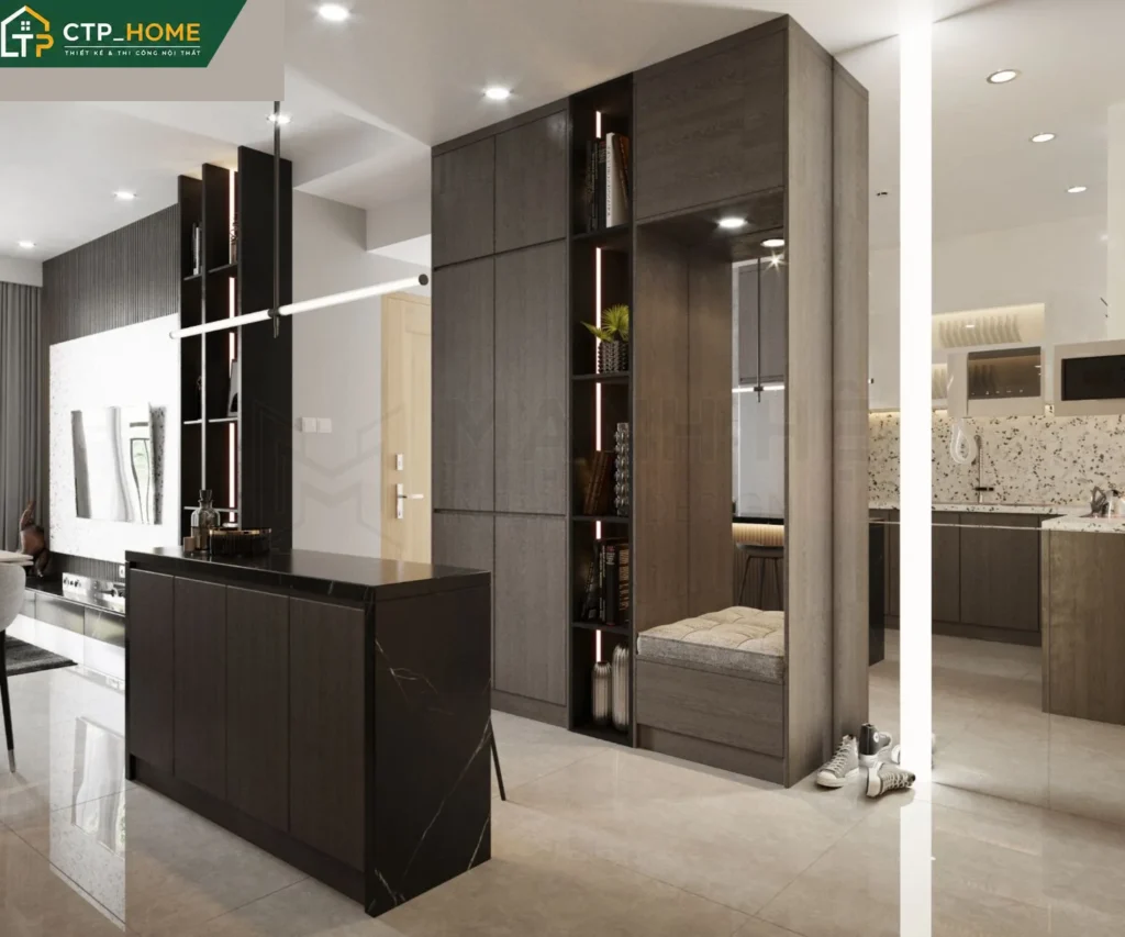 Thiết kế nội thất chung cư Emerald Celadon City 71m2 hiện đại – CTP_HOME - Ảnh 6
