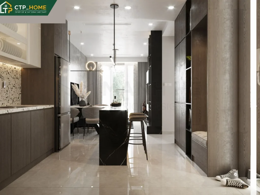 Thiết kế nội thất chung cư Emerald Celadon City 71m2 hiện đại – CTP_HOME - Ảnh 7
