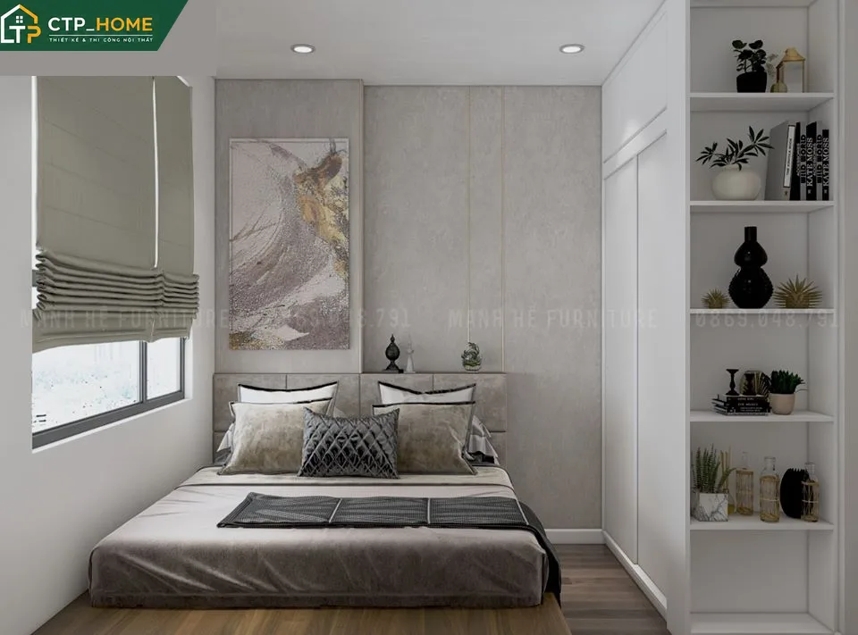 Thiết kế nội thất chung cư Tecco Home An Phú 58m2 hiện đại – CTP_HOME - Ảnh 4