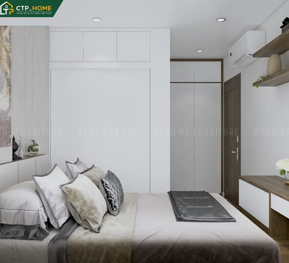 Thiết kế nội thất chung cư Tecco Home An Phú 58m2 hiện đại – CTP_HOME - Ảnh 5
