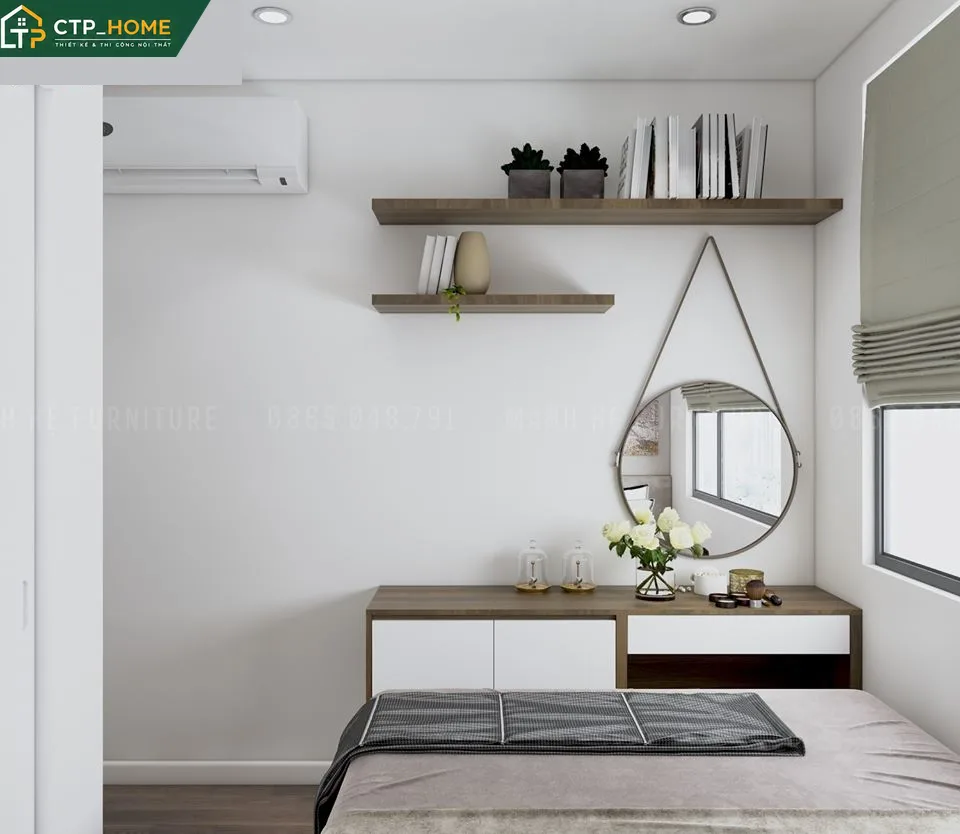 Thiết kế nội thất chung cư Tecco Home An Phú 58m2 hiện đại – CTP_HOME - Ảnh 6