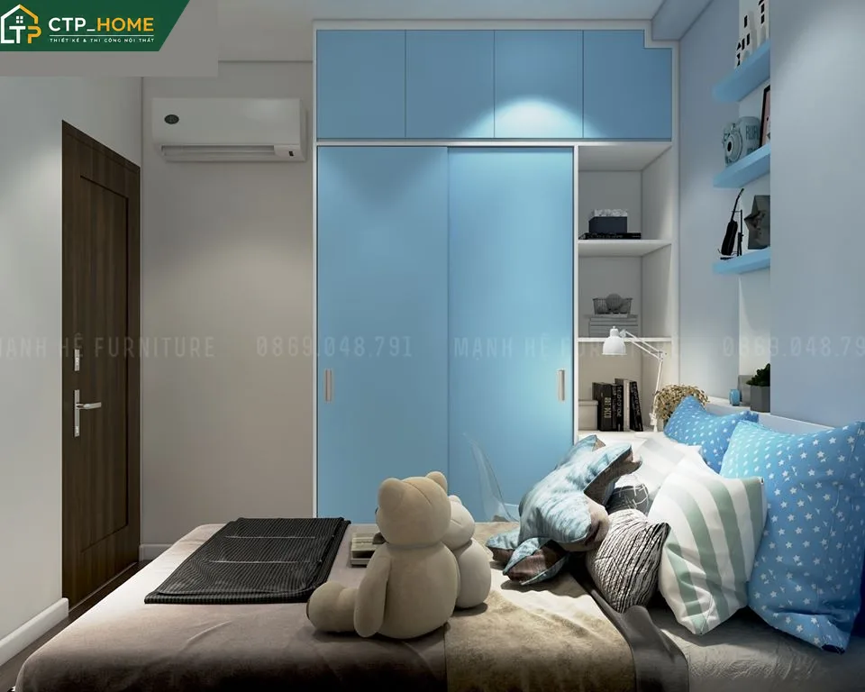 Thiết kế nội thất chung cư Tecco Home An Phú 58m2 hiện đại – CTP_HOME - Ảnh 8