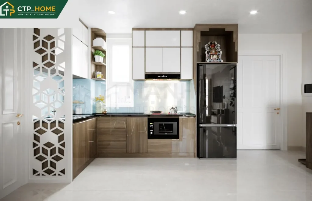 Thiết kế nội thất chung cư Melody 95m2 hiện đại cho chị Thủy – Tân Phú - Ảnh 3
