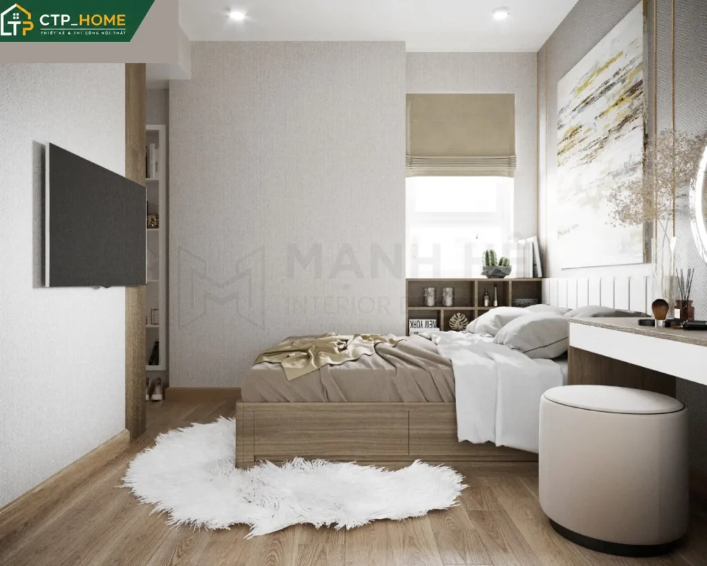 Thiết kế nội thất chung cư Melody 95m2 hiện đại cho chị Thủy – Tân Phú - Ảnh 5