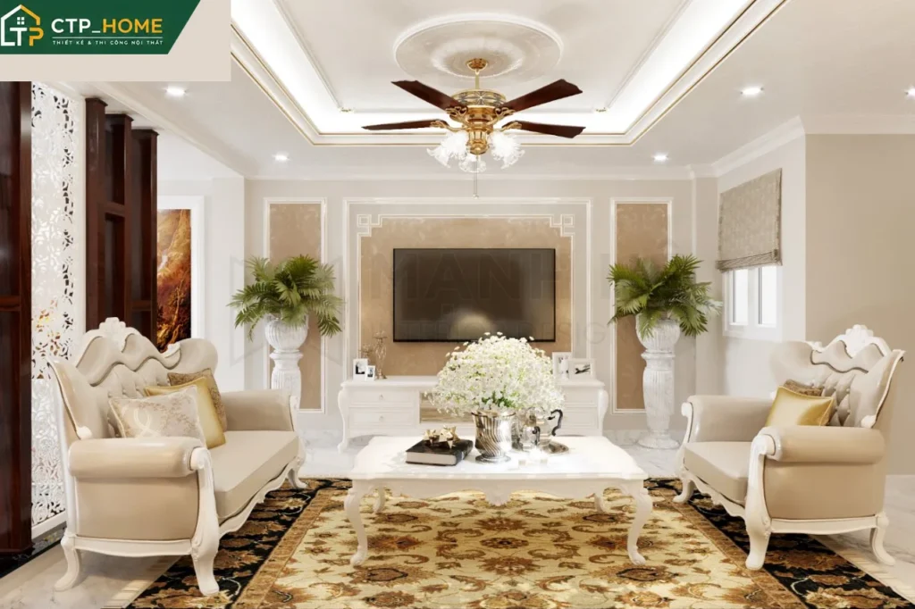 Thiết kế nội thất biệt thự Quận 7 4 tầng hiện đại – Anh Kiên - Ảnh 3