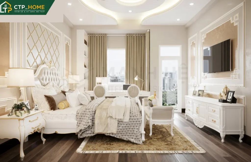 Thiết kế nội thất biệt thự Quận 7 4 tầng hiện đại – Anh Kiên - Ảnh 5