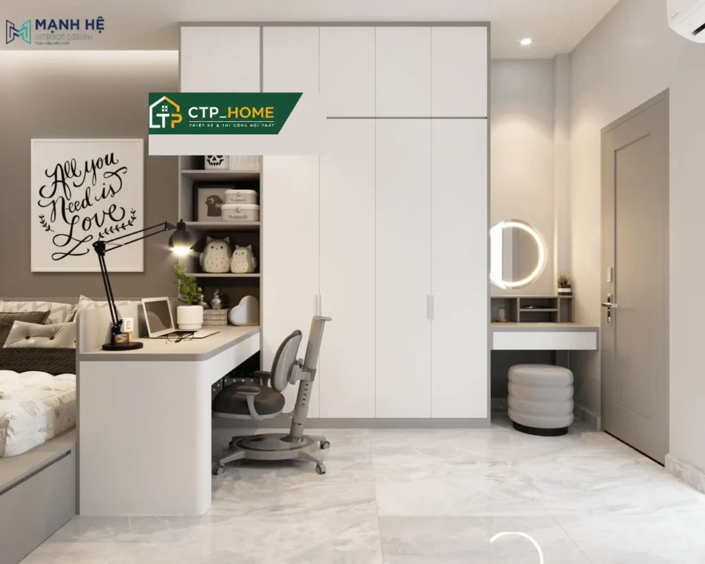 Thiết kế nội thất nhà phố Bình Dương 2 tầng hiện đại – Anh Đạt - Ảnh 8