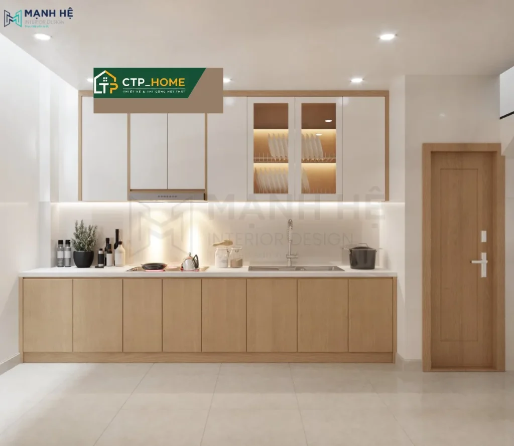 Thiết kế nội thất nhà phố Thủ Đức 150m2 – Anh Huân – 3 tầng hiện đại - Ảnh 2