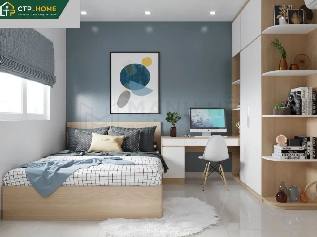 Thiết kế nội thất nhà phố Thủ Đức 150m2 – Anh Huân – 3 tầng hiện đại - Ảnh 6