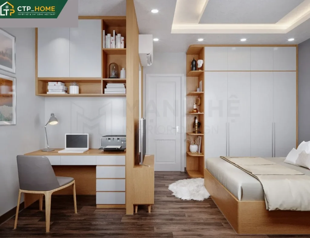 Thiết kế nội thất nhà phố 2 tầng Tân Phú 150m2 hiện đại – CTP_HOME - Ảnh 6