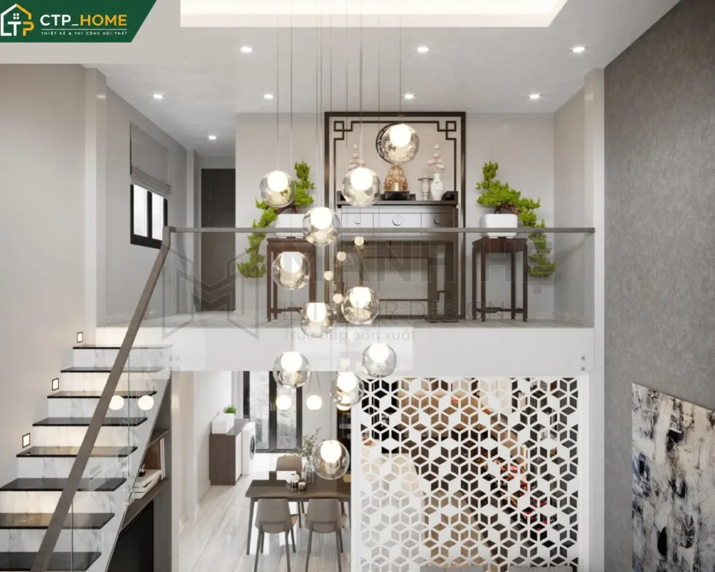 Thiết kế nội thất nhà phố 2PN Anh Năm Hóc Môn – CTP_HOME - Ảnh 5