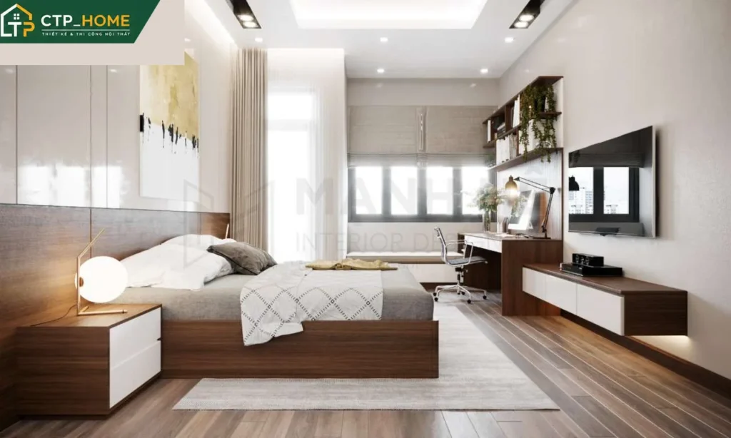 Thiết kế nội thất nhà phố Bình Định 150m2 – 4 tầng hiện đại - Ảnh 4