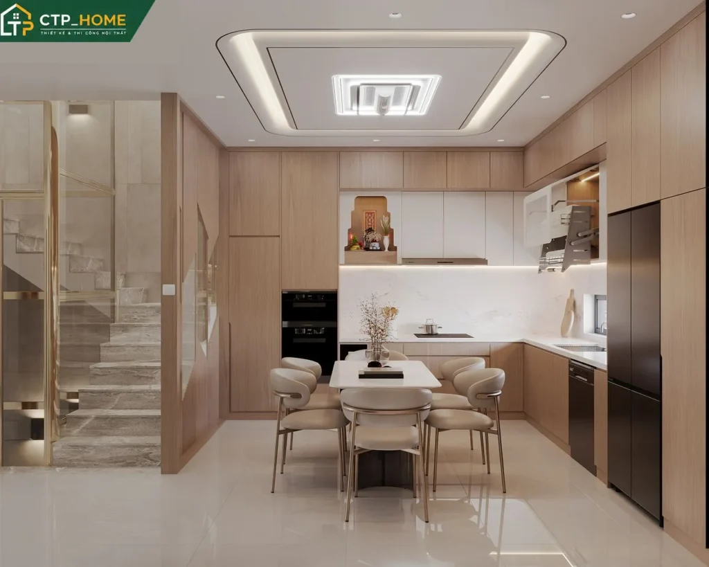 Thiết Kế Nội Thất Nhà Phố Bình Dương 3 Tầng Hiện Đại – Anh H - Ảnh 3