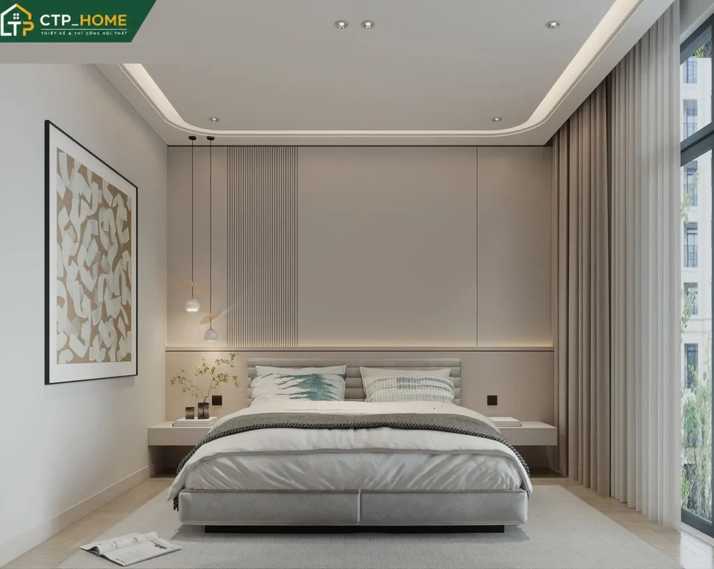 Thiết kế nội thất nhà phố Bình Dương 68m2 – Chị D, 3 tầng hiện đại - Ảnh 5