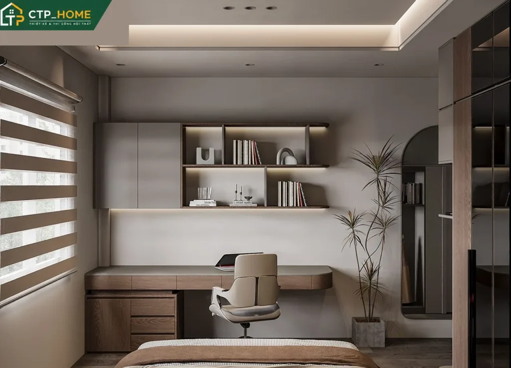 Thiết Kế Nội Thất Nhà Phố Bình Tân 3 Tầng 150m2 Hiện Đại - Ảnh 9