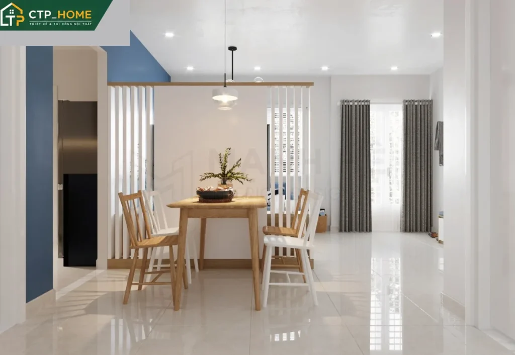 Thiết kế nội thất nhà phố Bình Thạnh 150m2 3 tầng hiện đại – CTP_HOME - Ảnh 2