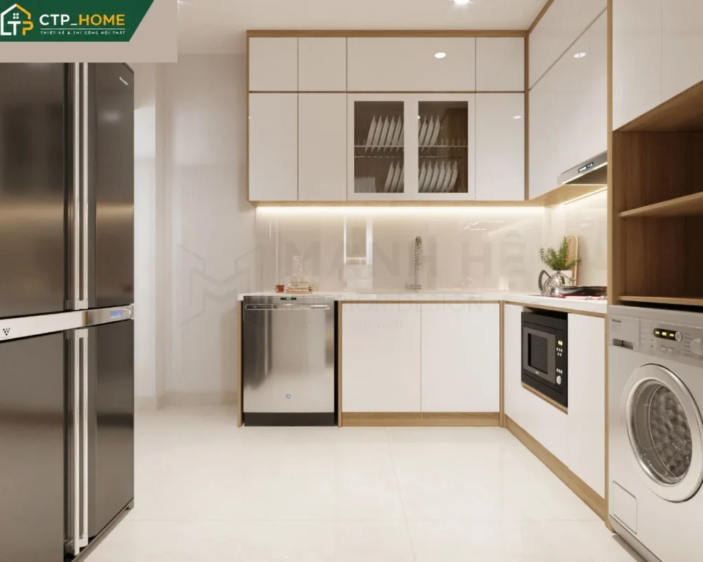 Thiết kế nội thất nhà phố Bình Thạnh 150m2 3 tầng hiện đại – CTP_HOME - Ảnh 6