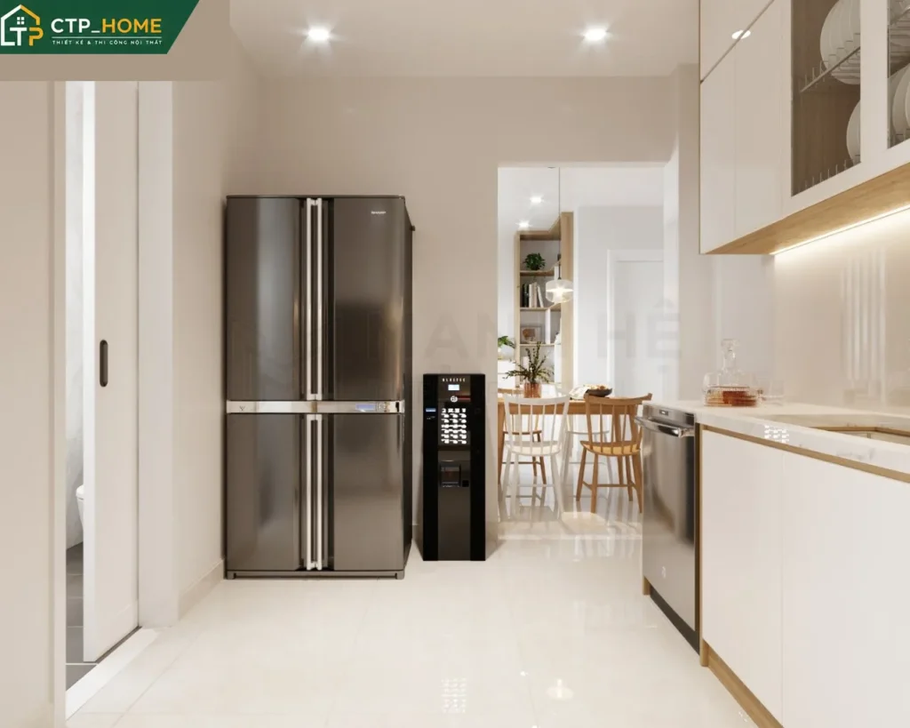 Thiết kế nội thất nhà phố Bình Thạnh 150m2 3 tầng hiện đại – CTP_HOME - Ảnh 7