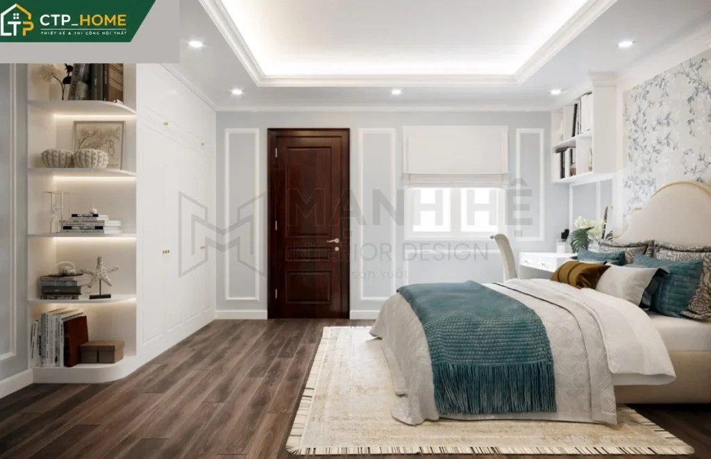 Thiết kế nội thất nhà phố gỗ tự nhiên Chú Tâm – Gò Vấp, TP.HCM - Ảnh 9