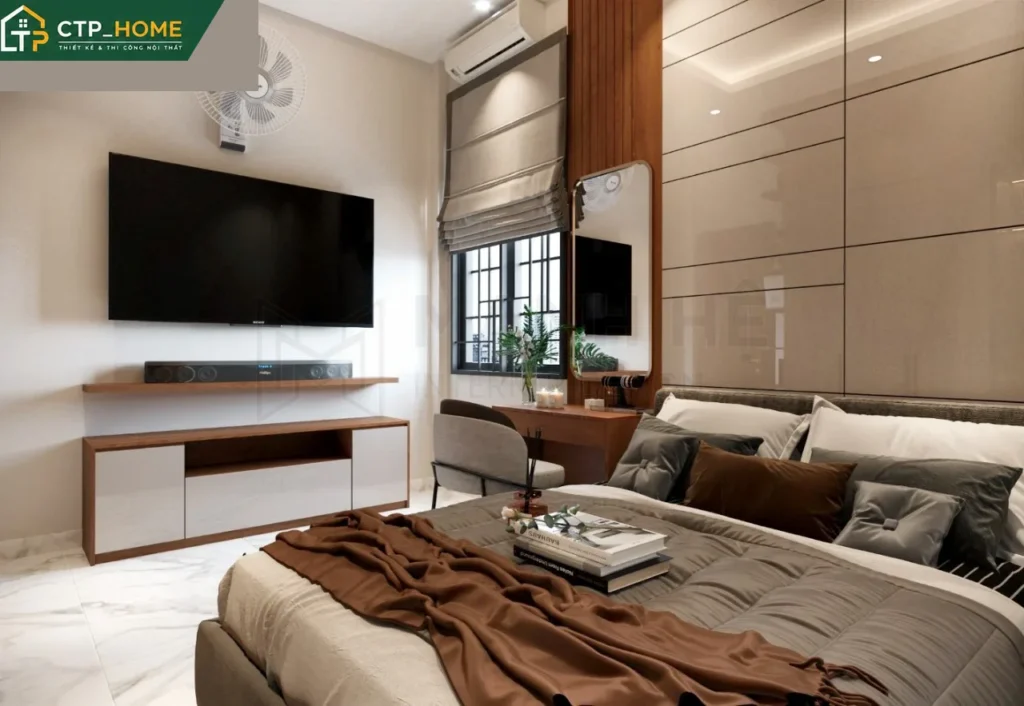 Thiết kế nội thất nhà phố Cô Liễu Long An 150m2 – 3PN hiện đại - Ảnh 6