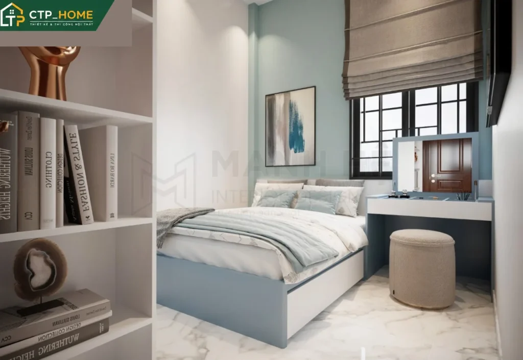 Thiết kế nội thất nhà phố Cô Liễu Long An 150m2 – 3PN hiện đại - Ảnh 7